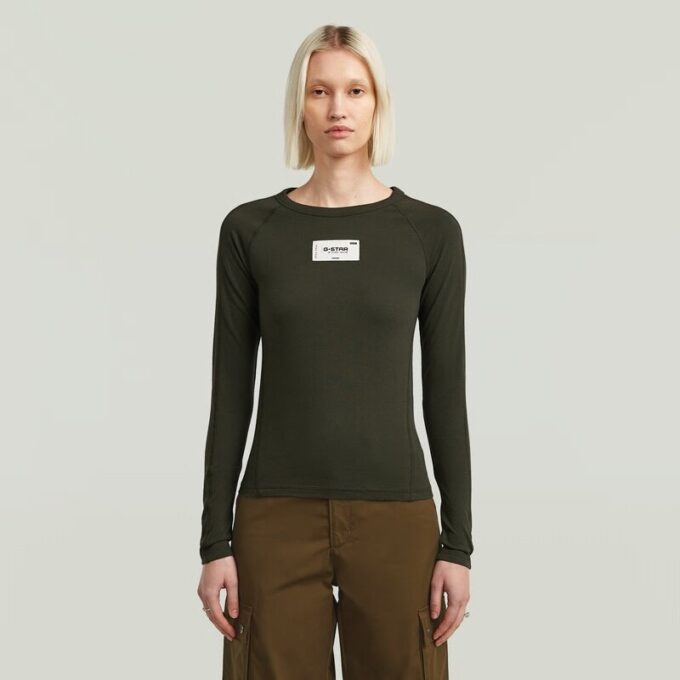 Slim-T-shirt med Embro Patch