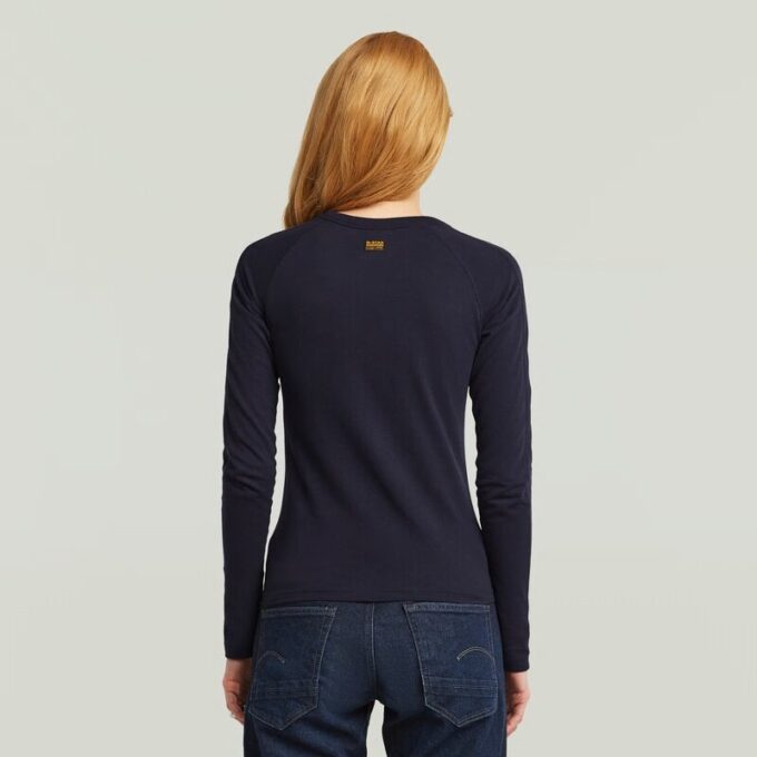 Slim-T-shirt med Embro Patch Slim-T-shirt med Embro Patch