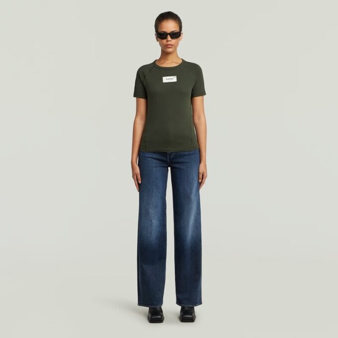 Slim-T-shirt med Embro Patch