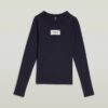 Slim-T-shirt med Embro Patch Slim-T-shirt med Embro Patch