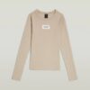 Slim-T-shirt med Embro Patch Slim-T-shirt med Embro Patch