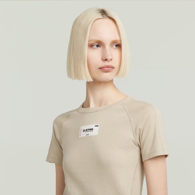 Slim-T-shirt med Embro Patch