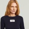 Slim-T-shirt med Embro Patch Slim-T-shirt med Embro Patch