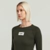 Slim-T-shirt med Embro Patch