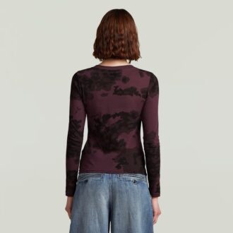Slim-T-shirt med Heltryck