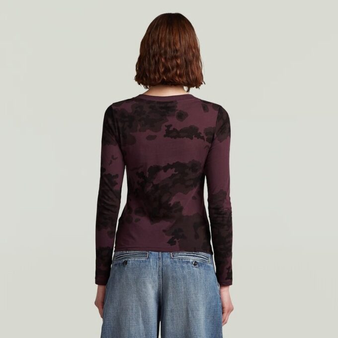 Slim-T-shirt med Heltryck Slim-T-shirt med Heltryck