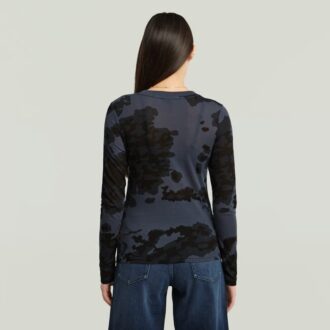 Slim-T-shirt med Heltryck