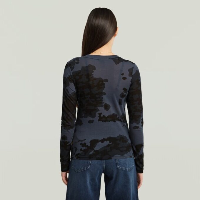 Slim-T-shirt med Heltryck Slim-T-shirt med Heltryck