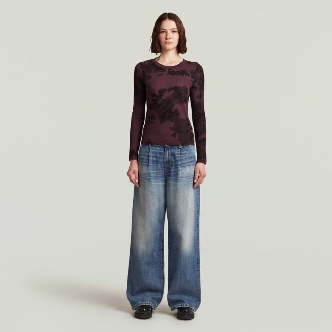 Slim-T-shirt med Heltryck Slim-T-shirt med Heltryck