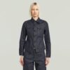 Slimmad Selvedge-jacka med kant och dragkedja Slimmad Selvedge-jacka med kant och dragkedja