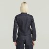 Slimmad Selvedge-jacka med kant och dragkedja Slimmad Selvedge-jacka med kant och dragkedja