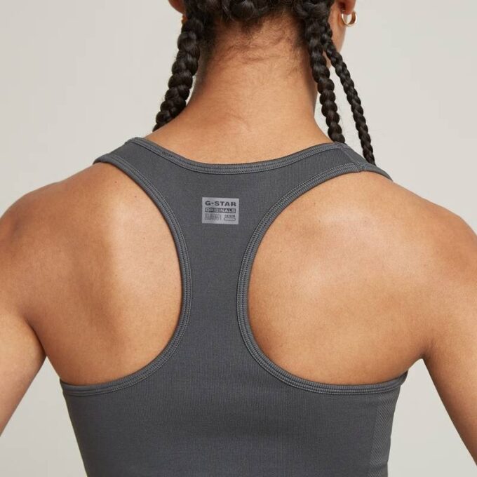 Sömlös racerback-topp