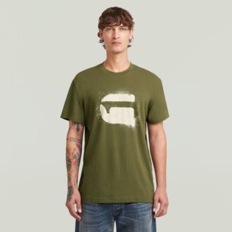 Spray G-logotyp t-shirt