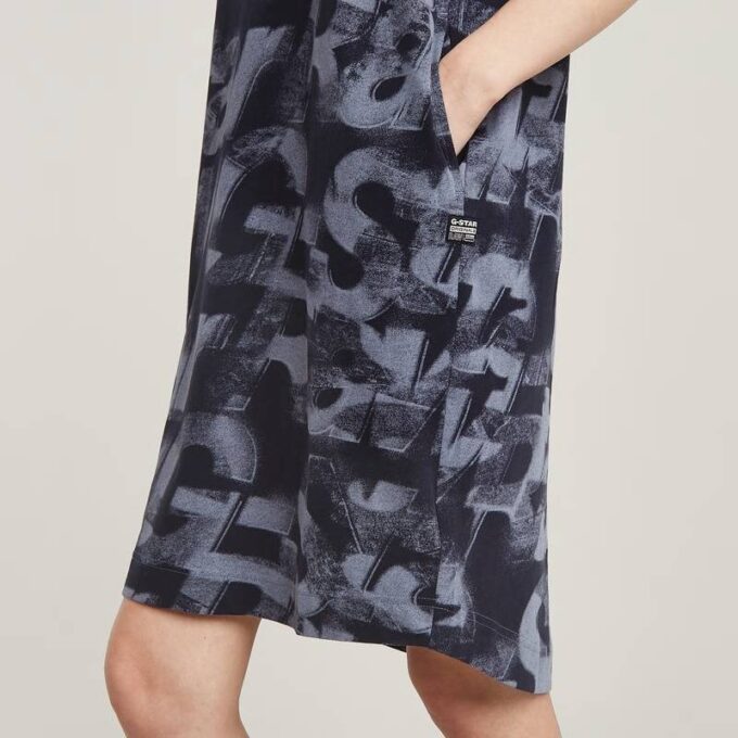 Sprayad Letters Loose Dress Sprayad Letters Loose Dress
