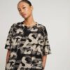 Sprayad Letters Loose Dress Sprayad Letters Loose Dress