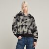 Sprayad Letters Loose Hoodie Sprayad Letters Loose Hoodie