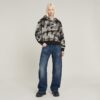 Sprayad Letters Loose Hoodie Sprayad Letters Loose Hoodie