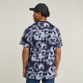 Sprayad Letters Loose T-shirt