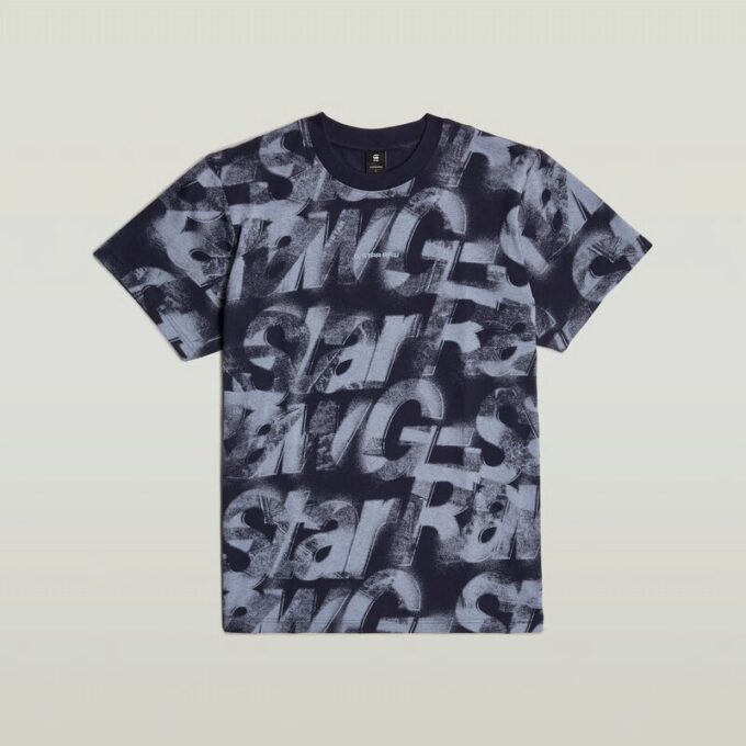 Sprayad Letters Loose T-shirt