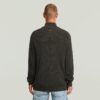 Stickad pullover med halv dragkedja Stickad pullover med halv dragkedja