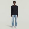 Strukturerad ribbad stickad pullover Strukturerad ribbad stickad pullover