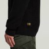 Strukturerad ribbad stickad pullover Strukturerad ribbad stickad pullover