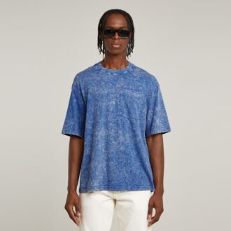 Syratvättad boxig t-shirt