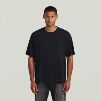 Syratvättad boxig t-shirt