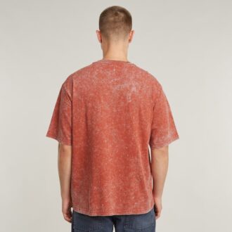Syratvättad boxig t-shirt