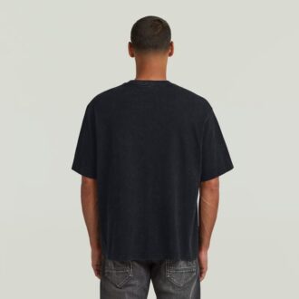 Syratvättad boxig t-shirt