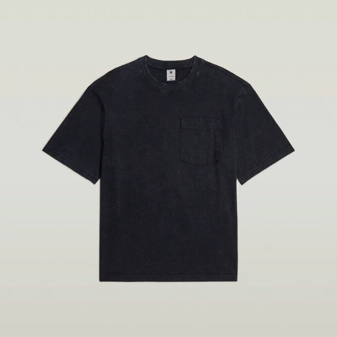 Syratvättad boxig t-shirt