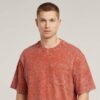 Syratvättad boxig t-shirt