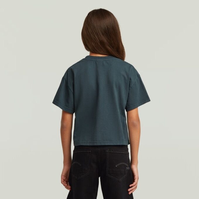 T-shirt med avslappnad passform för flickor T-shirt med avslappnad passform för flickor