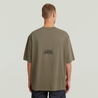 T-shirt med boxig design