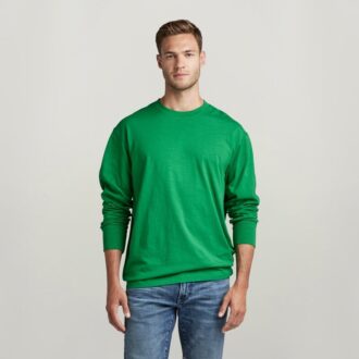 T-shirt med boxig grafik baktill