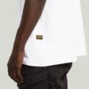 T-shirt med boxigt tryck och arkivtryck