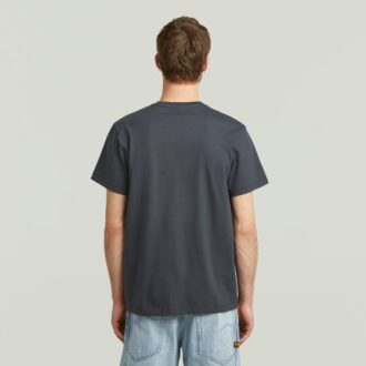 T-shirt med fickor och tygblandning
