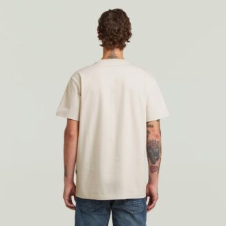 T-shirt med fickor och tygblandning