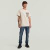 T-shirt med fickor och tygblandning
