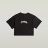 T-shirt med filtlogotyp och boxig design T-shirt med filtlogotyp och boxig design