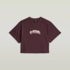 T-shirt med filtlogotyp och boxig design T-shirt med filtlogotyp och boxig design