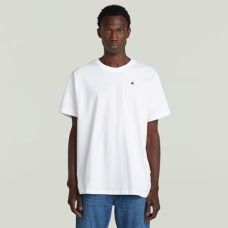 T-shirt med fototryck baktill och lös passform