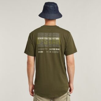 T-shirt med grafisk design och fransar