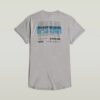 T-shirt med grafisk design och fransar