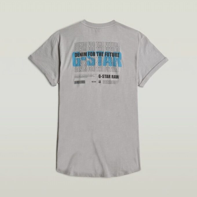 T-shirt med grafisk design och fransar