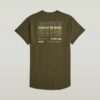 T-shirt med grafisk design och fransar
