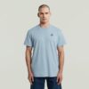 T-shirt med grafisk kant baktill