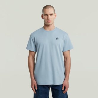 T-shirt med grafisk kant baktill T-shirt med grafisk kant baktill
