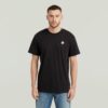 T-shirt med grafisk kant baktill
