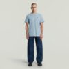 T-shirt med grafisk kant baktill